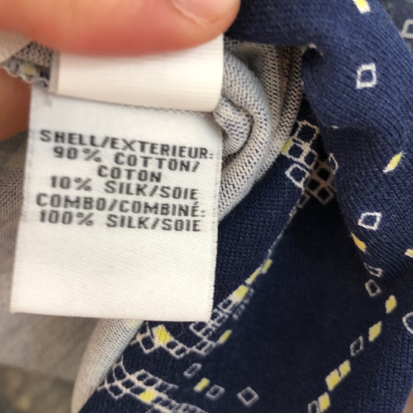 DVF Grid Print Blue Sigourney Wrap Dress - Picture 11 of 11